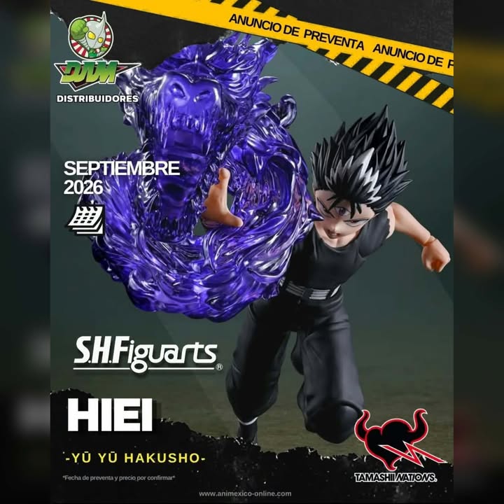 S.H.FIGUARTS: Yu Yu Hakusho - Hiei [Bandai Spirits]
