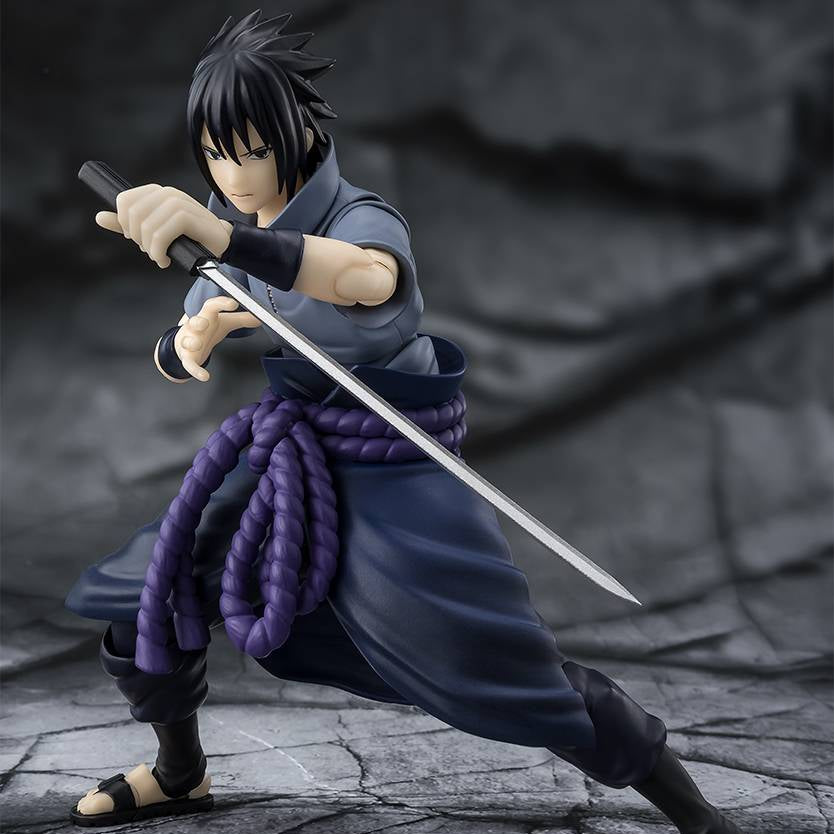 S.H.FIGUARTS: Naruto Shippuden - Sasuke Uchiha (Solitary Shinobi) [Bandai Spirits]